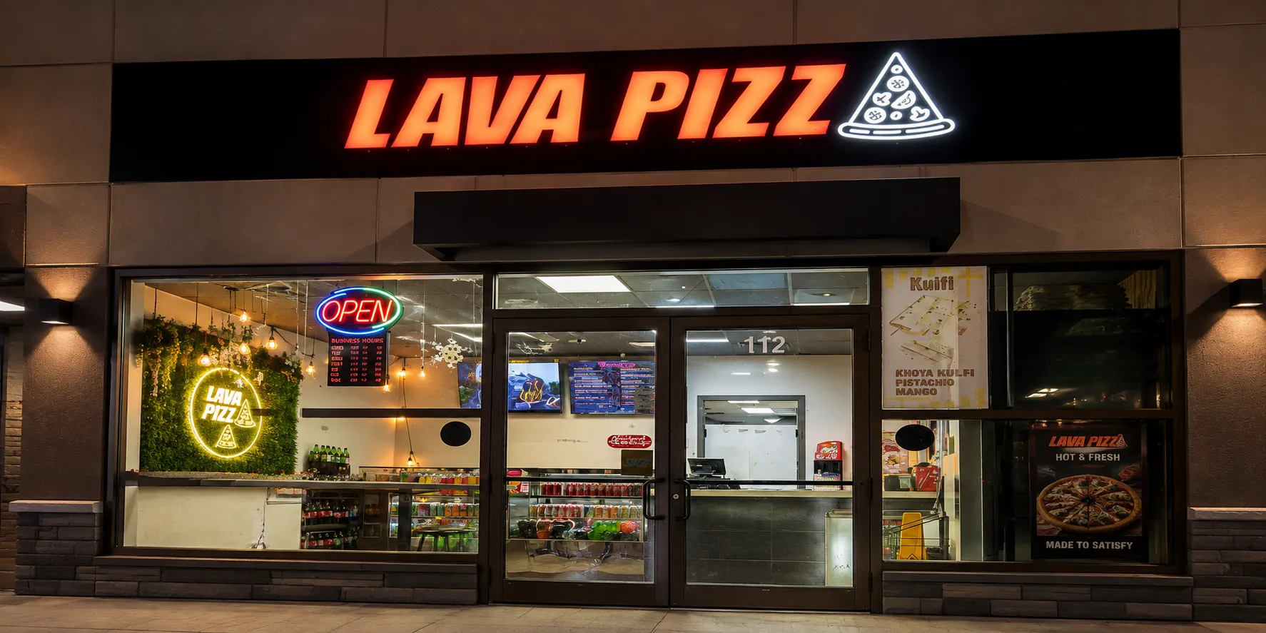 Lava Pizza YYC Saddletowne — halal pizza delivery in NE Calgary